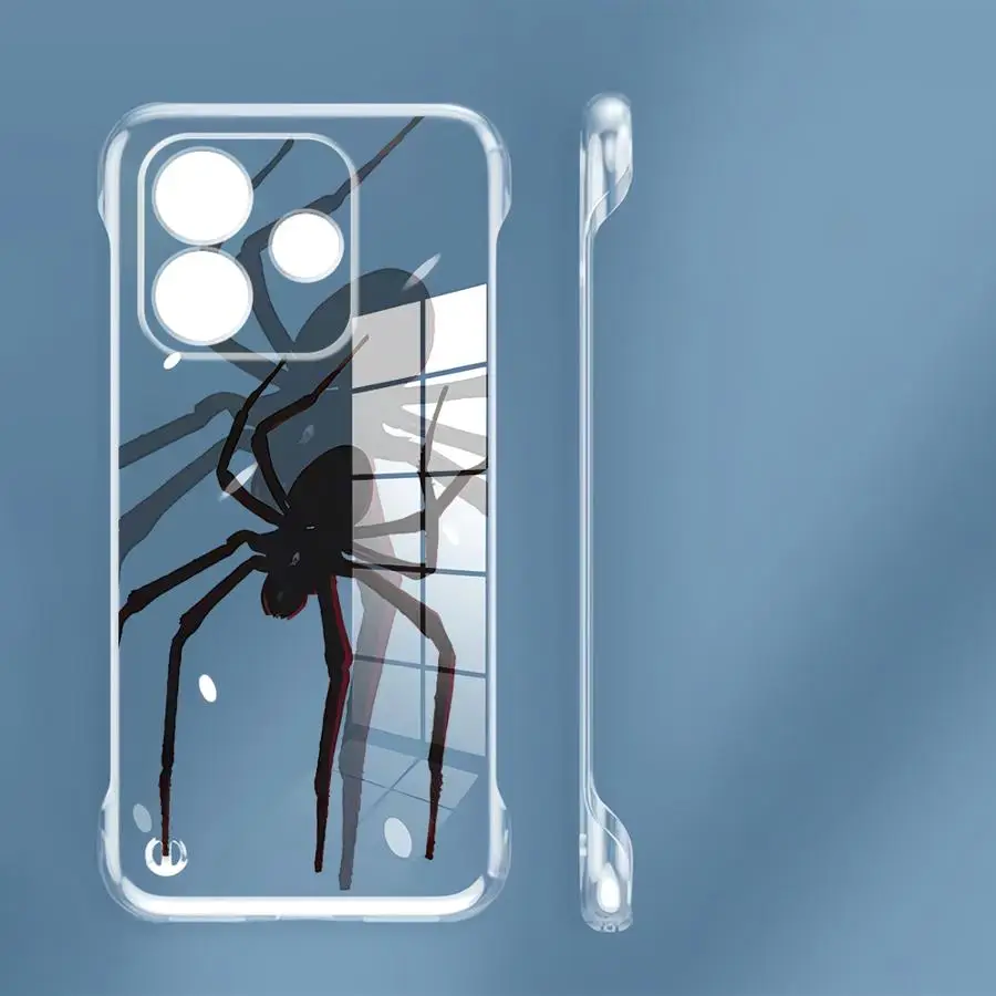 Spider Phone Case for Xiaomi Redmi Note 14ProPlus5G 14 13ProPlus 13 Pro 10Pro4G 12Pro5G TPU Soft Cover