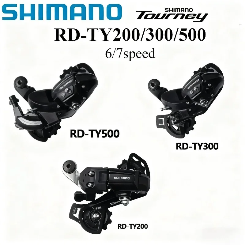 SHIMANO TOURNEY TY500 TY21 TY300 TY200 Rear Derailleur SGS 6 7 Speed Rear Derailleur MTB Bike Bicycle Variable Speed Drive