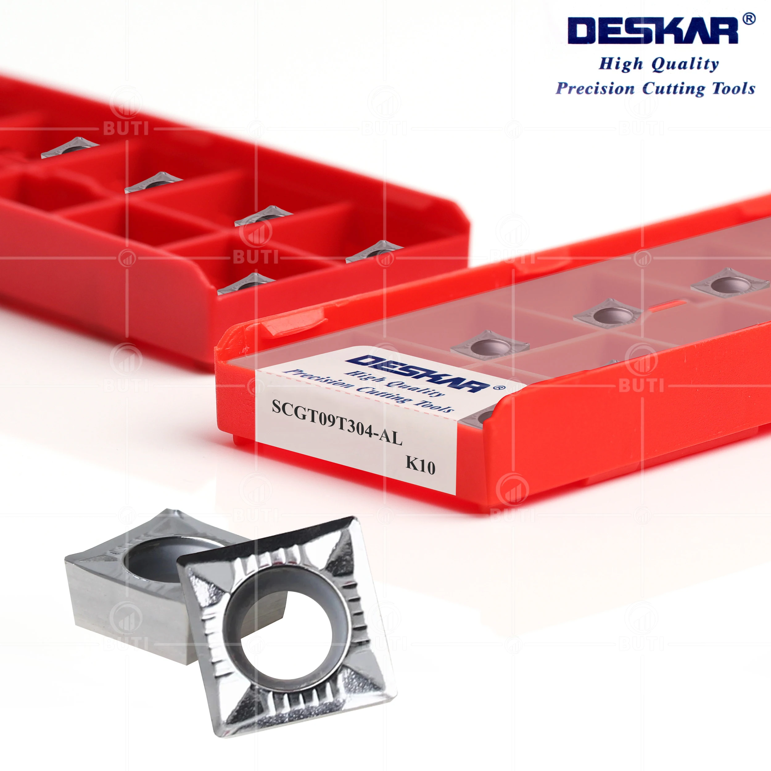 DESKAR 100% Original SCGT09T304-AL SCGT09T308-AL K10 CNC Lathe Cutter Cutting Carbide Inserts Aluminum Turning Tools SCGT Blades