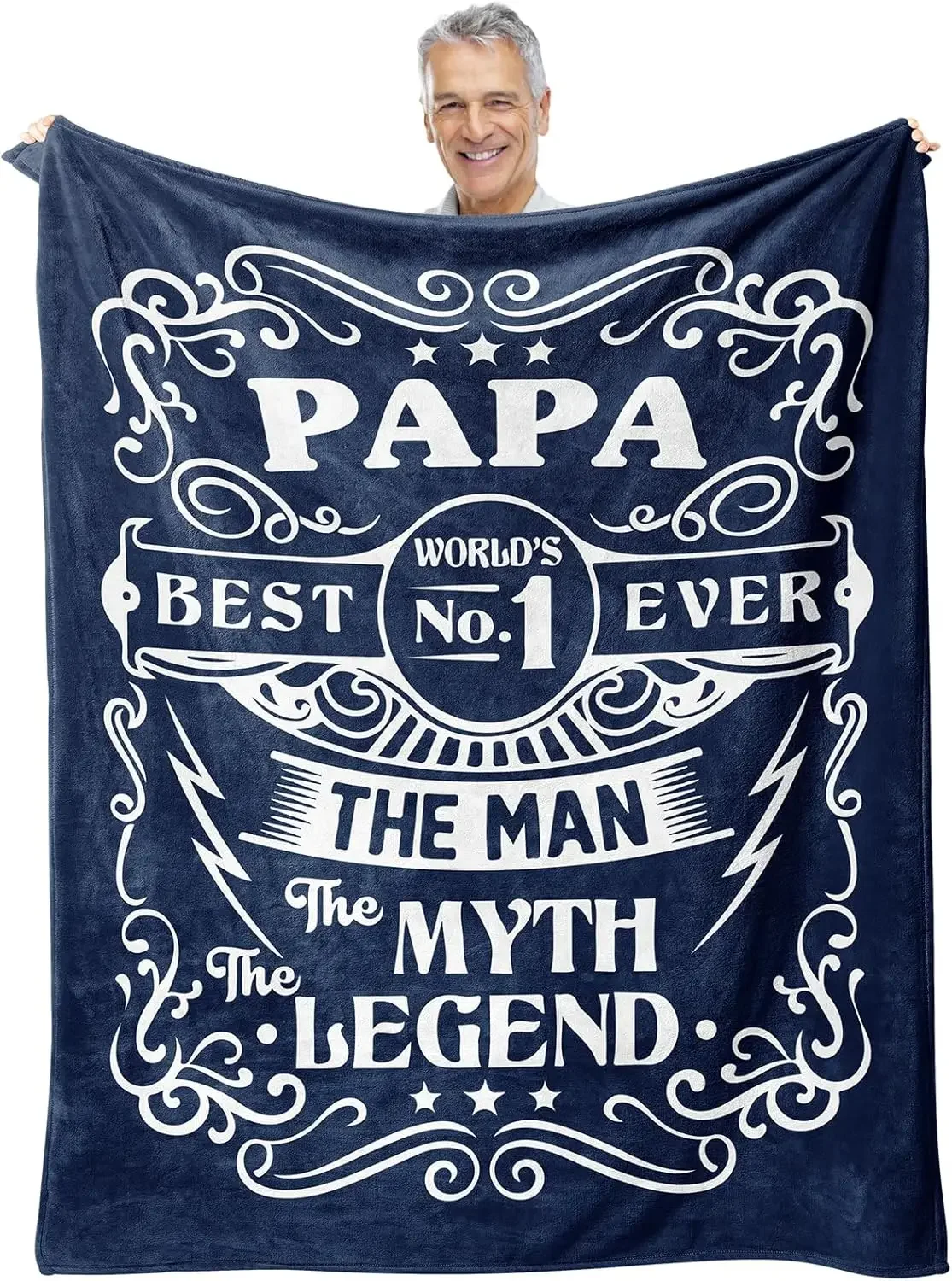Grandpa Gifts Blanket Birthday for Grandpa Papa  Grandpa Fathers Day Birthday  Ideas Christmas Gifts from Grandkids