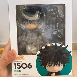 Boxed 10CM Anime Jujutsu Kaisen Fushiguro Megumi kawaii Action Figure PVC Can Change head Model Statue ornaments Toys Gifts