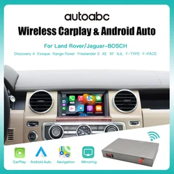 Wireless Carplay Android Auto Fits For Land Rover Jaguar Bosch Discovery 4 Evoque Freelander 2 XE XF XJ Mirroring Decorde