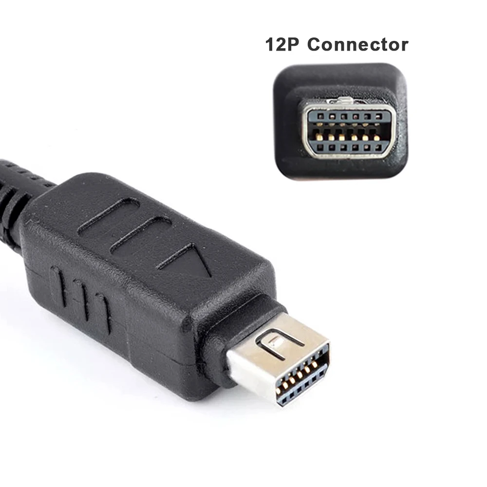 For Olympus Camera USB Data Cord CB-USB6 12Pin Cable E-PL3 E450 E400  SZ-14 U1070 SZ-31MR OM-D E-M5 TG-1 Tough3000 Camera Cable
