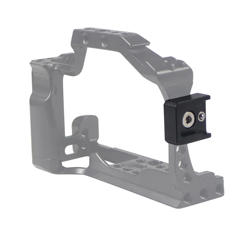 Hot Shoe Adapter 1/4 Screw 360 Rotatable for DSLR Camera Rig Mic Monitor Flash Light Cold Shoe Mount,Type A