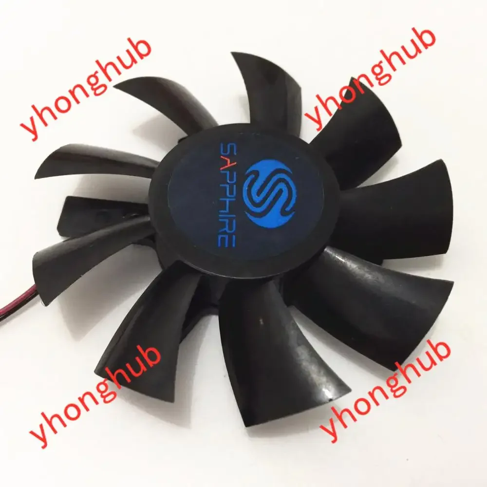 ARX FS1280-A1142C DC 12V 0.45A Dia. 75mm C.T.C 40mm 2-Wire Server Frameless Fan