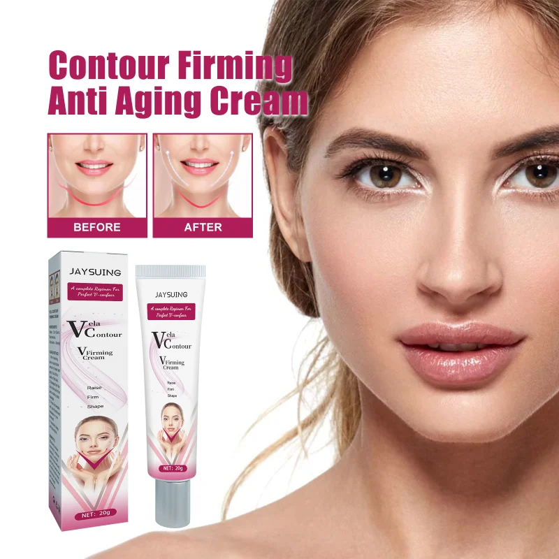 

2023 Neck Cream Firming Skin Care Anti Wrinkle Tightening V Line Double Chin Reducer Vela Contour Cream