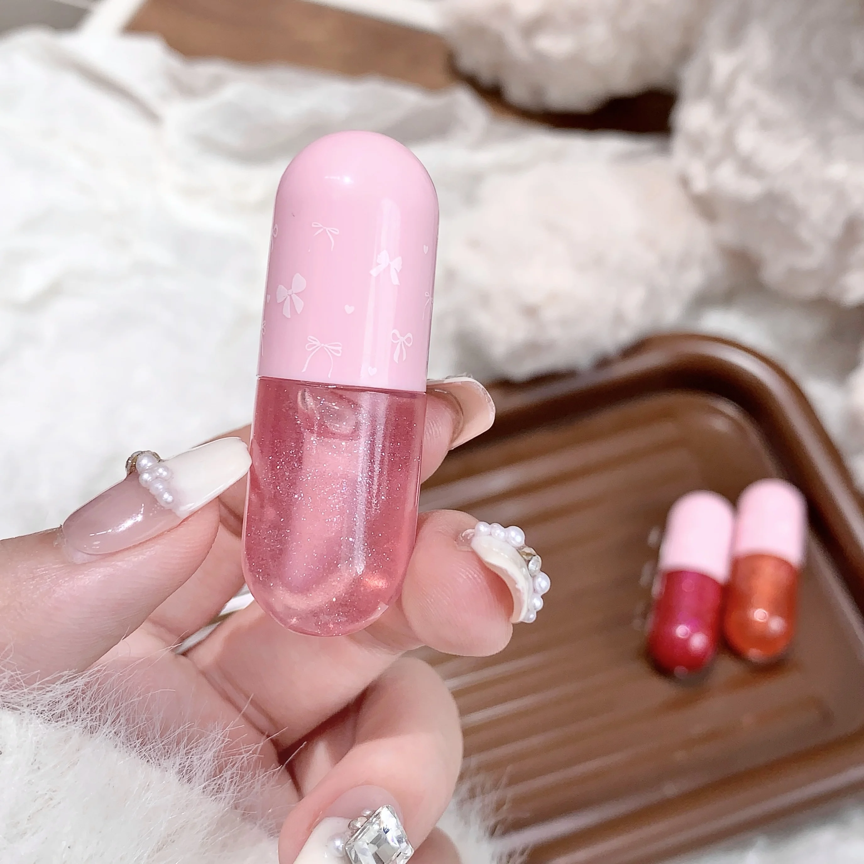 SHAQINUO 12 pièces ensemble de brillant à lèvres cristal miroitant huile pour les lèvres nourrissante et hydratante, colorée et Anti-gerçures