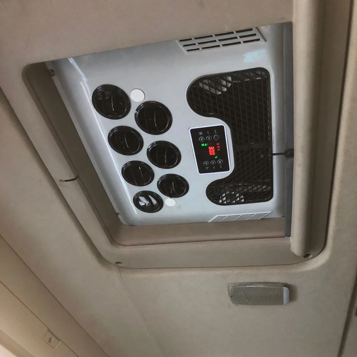 Mini Ac Electric Heating And Cooling 12v 24v Car Vehicle Truck Van Cabin Rooftop Rv Tractor Air Conditioner For Forklift