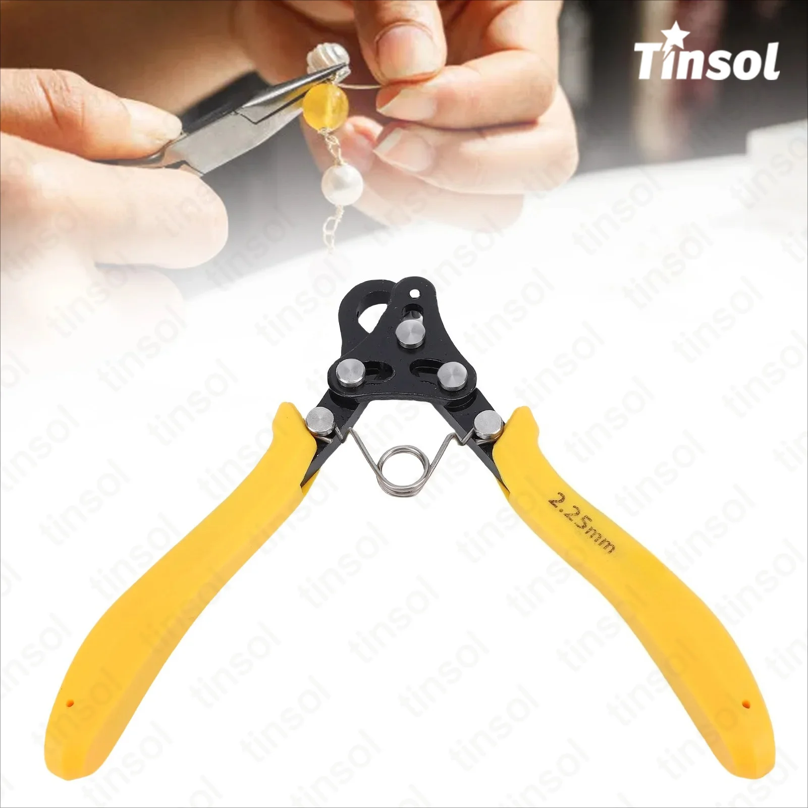 TINSOL 9 Pin Looping Pliers One Step Looper 2.25mm for 18-26 Gauges Craft Wire Copper Iron Winding Jewelry Beading Making Tool