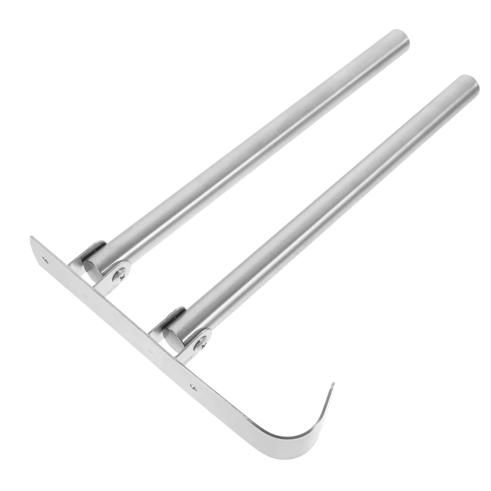 

Rotatable Bathroom Towel Rack Wall Mounted Stainless Steel Two Layer Heavy Duty Hand Towel Holder Organizer Storage Rack