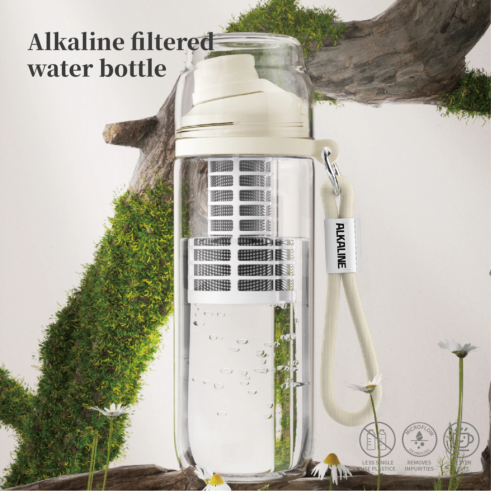 

Новая слабая щелочная чашка с фильтром для очистки воды, портативная чашка для офиса, путешествий, на открытом воздухе, необходимый артефакт, фильтр для воды, бутылка