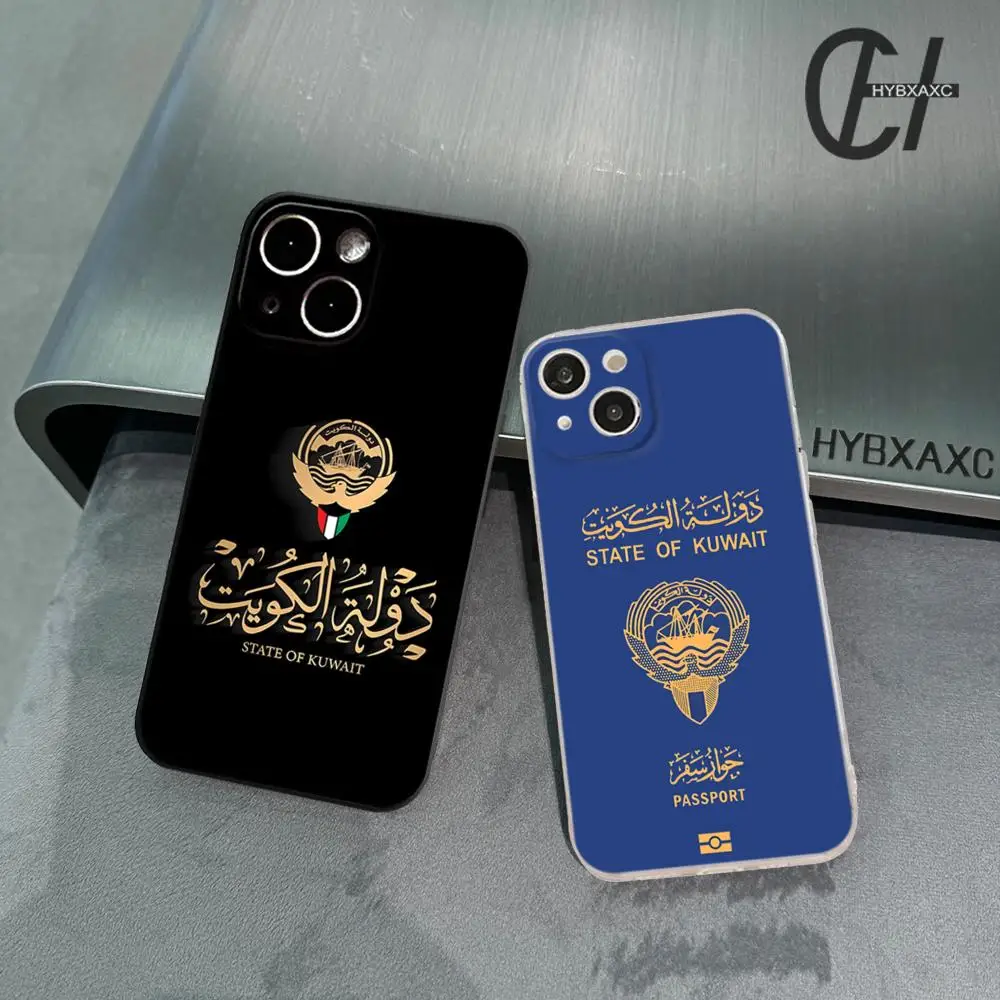 Custodia per passaporto Kuwait PER IPhone16 15promax 14 11 12 Pro 15 16 Plus 13 Pro MAX XR XS Coperture morbide