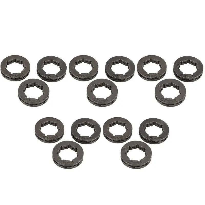 Y51A-15Pcs Tool Parts Metal Chainsaw Spare Part Chain Saw Sprocket Rim Power Mate 325-7 For Chainsaw Replacement