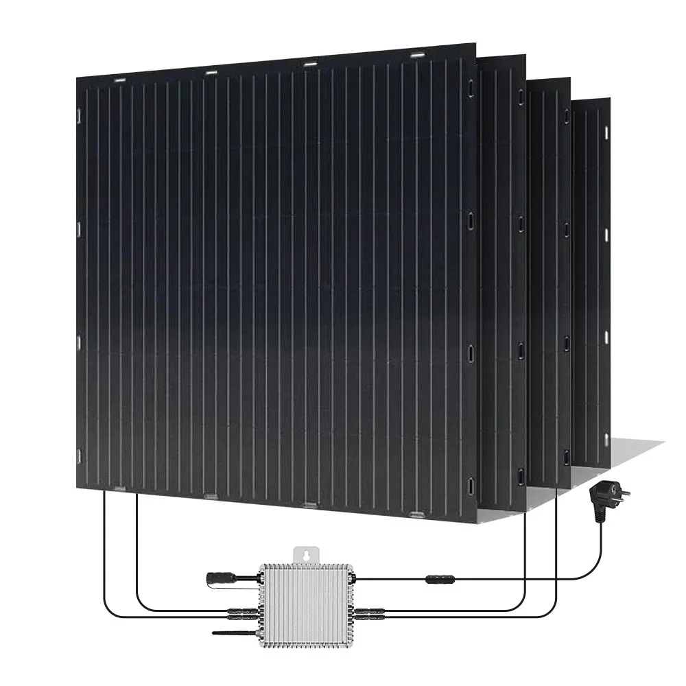 220W Balcony Solar Semi Flexible Board Marine Household Anti-Skid Etfe Small Power Generation System Cell Power Generation Panel