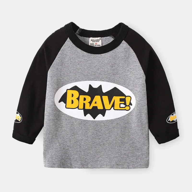 Brave Boys T-shirts Cotton Toddler Kids Tops Tees Children's Clothes