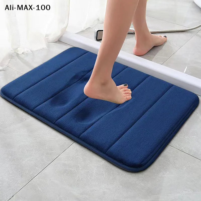 【AM3】60x40cm Badezimmer-Antirutschmatte, schnell wasserabsorbierende Matte, weiche Badezimmerteppiche, Teppiche, Toilettenbodenmatte, Heimdekoration