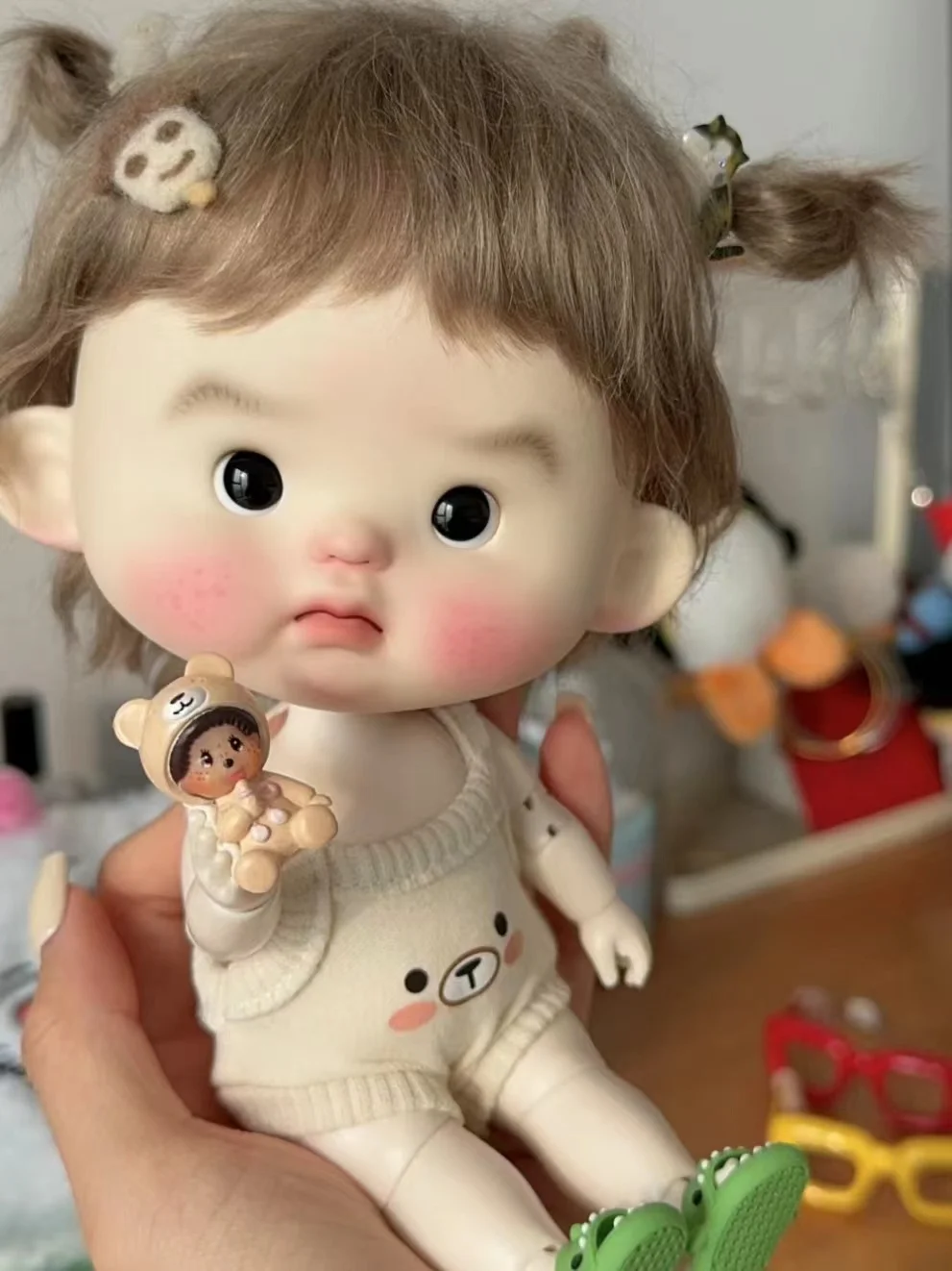 GaoshunDOLL 1/6 Pangpi Qbaby ob22 puppy Diandian Huhu blythe ACGN anime resin bodymold DIY toy birthday present - Image 4
