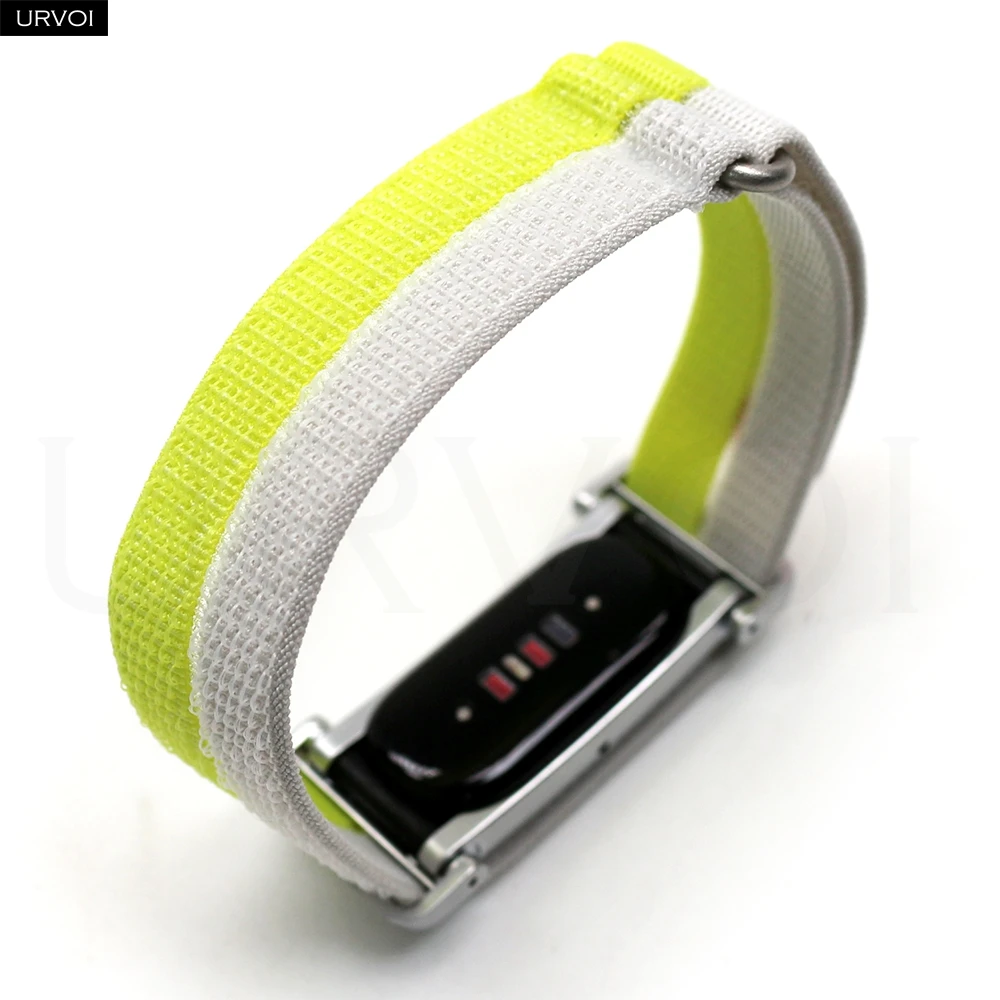 URVOI Nylon Loop Band for Google Fitbit Air Polyester Elastane Yarn Strap Metal Case Breathable Flexible Perfect Fit Wristband