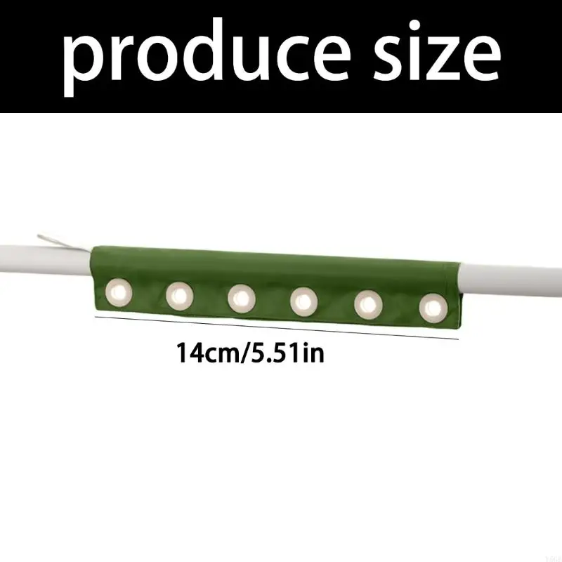 Windproof Towel Hook with Six Hole Closure Design, Rod Mounted Holder for Bathroom, Laundry Area and Balcony Use Y5GB