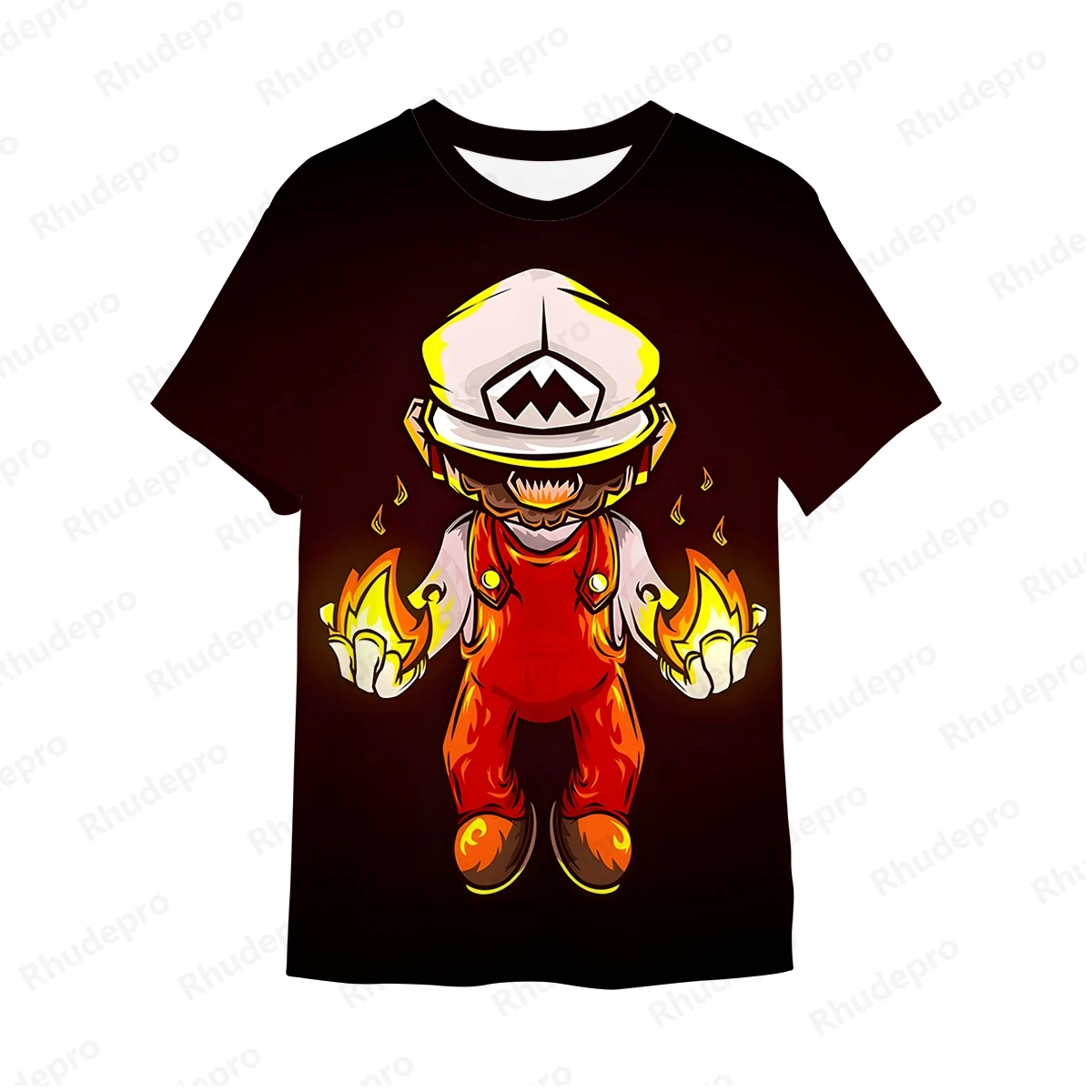 Super Mario Brothers ragazzi e ragazze t-shirt estate nuovo cartone animato stampato in 3D gioco di abbigliamento per bambini Mario Brothers