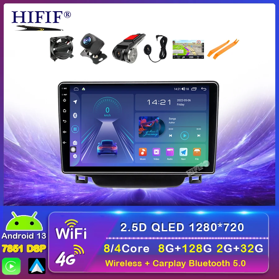 Android 13 For Hyundai I30 Elantra GT 2012-2017 Car Radio Stereo GPS Navigation 4G WIFI Carplay 2 Din DVD Player Android Auto