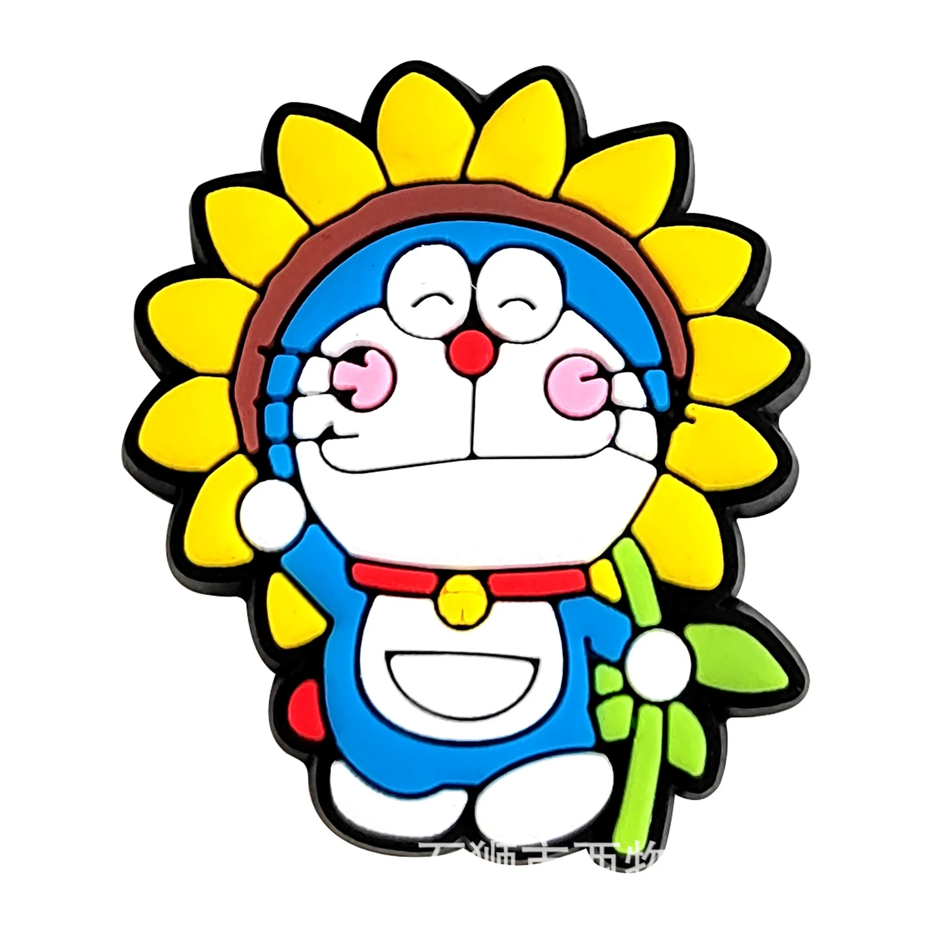 Juguetes calientes Dingdang gato Robot gato 12-100 Uds adornos para zapatos accesorios decoraciones PVC clásico hebilla de zueco para fiesta regalos de navidad aplicar