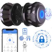 Blacksmith Keyless Smart Door Lock Smart Deadbolt with App Control & Fingerprint & 2 Keys Electronic Door Lock for Home Office