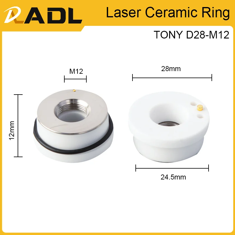 ADL Laser Ceramic Ring Nozzles Holder D32/28/31 TONY Bodor for Fiber Laser Cutting Welding Machine