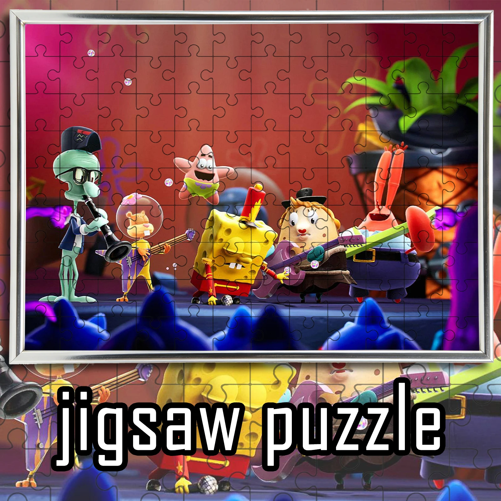 

Пазлы с тематикой группы SpongeBob SquarePants, 108/200/300/500/1000 элементов, напольные игры и изысканные украшения для комнаты