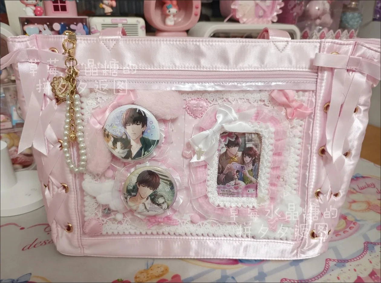 Original Handmade Ita Bag Accessories Itabag Insert Board Badge Holder Itabag Decoration Badge Display Board Anime Merch Display