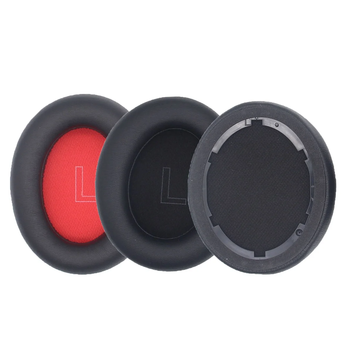 Anker Anker Soundcore Life Q10 Headphone Capa Protetora, Ear Muffs Substituição, Almofadas de Orelha Confortáveis, Preto e Vermelho