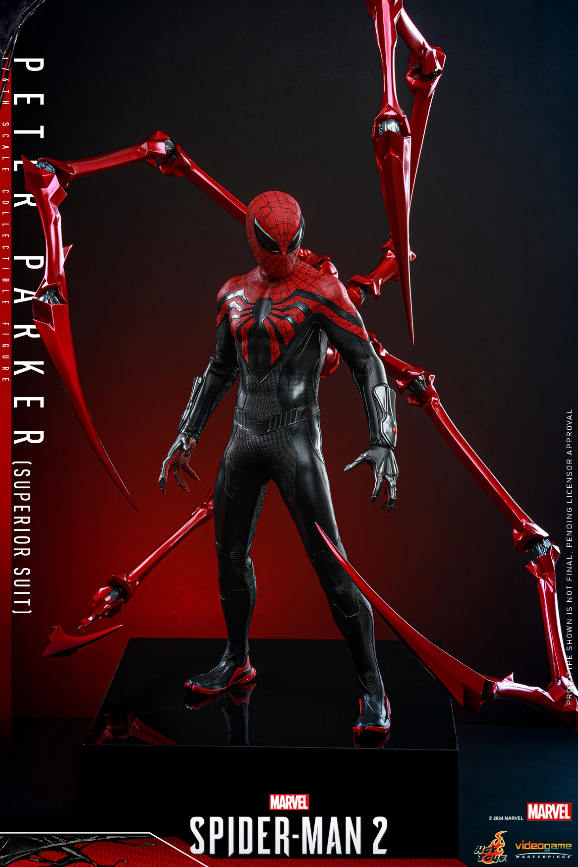 متوفر في المخزون HotToys VGM61 بيتر باركر بدلة متفوقة 1/6 أنيمي عمل الشكل لعبة هدية نموذج جمع الهوايات