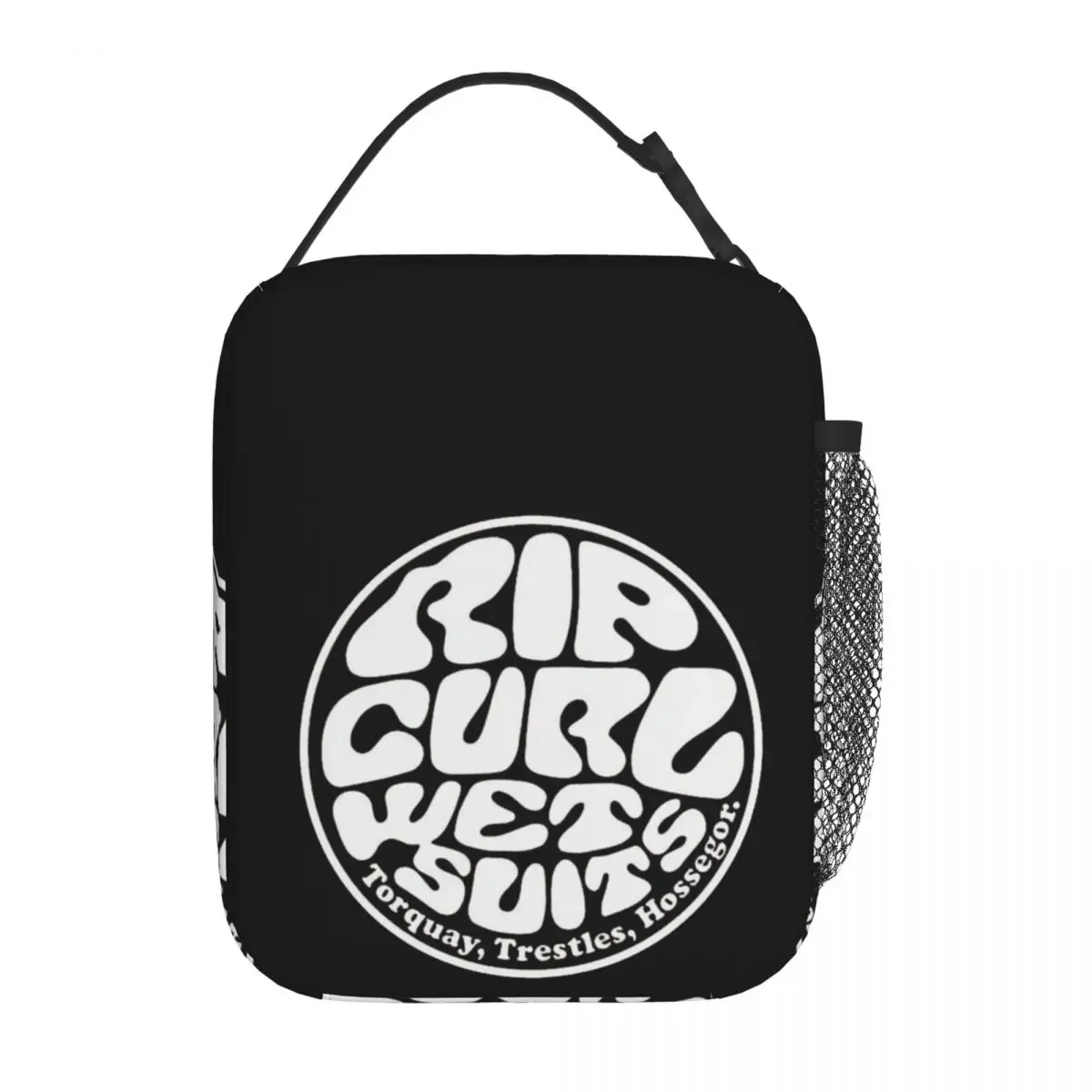 

White Rip Curl Wet Suits Insulated Lunch Bag for Kids School Cooler Thermal Food Box Tote Leakproof Lunch Boxes Container