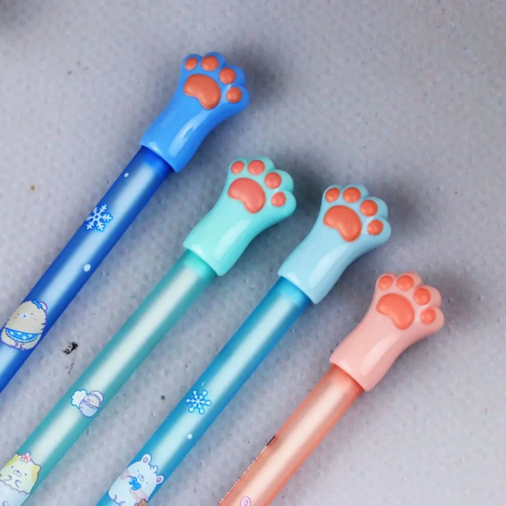 2.0MM 2B Automatic Pencil Sketch Drawing Writing Tool Cute Cat Paw Mechanical Pencil Stationery Press Type Sketch Pencil