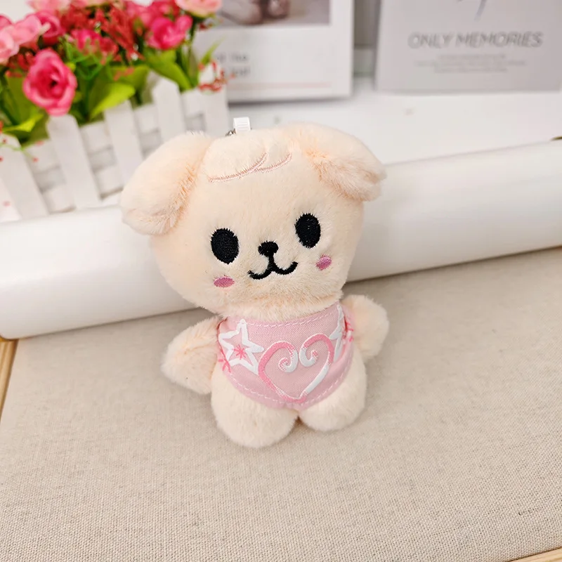 10 cm nouveau Stray Kids peluche poupée SKZOO salive serviette bonnet oeil Li Longfu porte-clés Fan cadeau