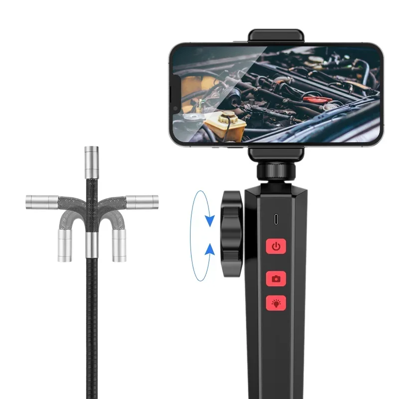 

for 1080P Auto Repair Borescope Endoscope Camera for Car 6MM/8.5MM 180 Degree Steering Inspection With 8 LED Carring Bag IP67