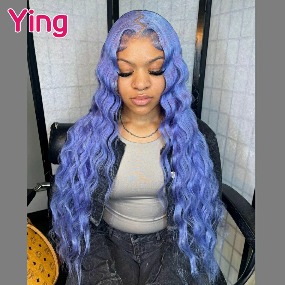 Ying Hair-Perruque Lace Front Wig Deep Wave brésilienne, cheveux Remy, cheveux de bébé pré-épilés, 13x6, 5x5, 13x4