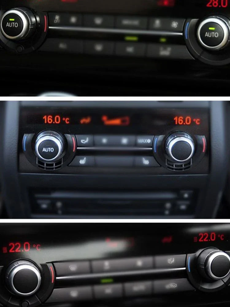Upgraded Rear Air Conditioning Temperature Control Rotary Knob For BMW 5 6 7 Series F10 F18 F06 F12 F07 F15 F01 F02 Button
