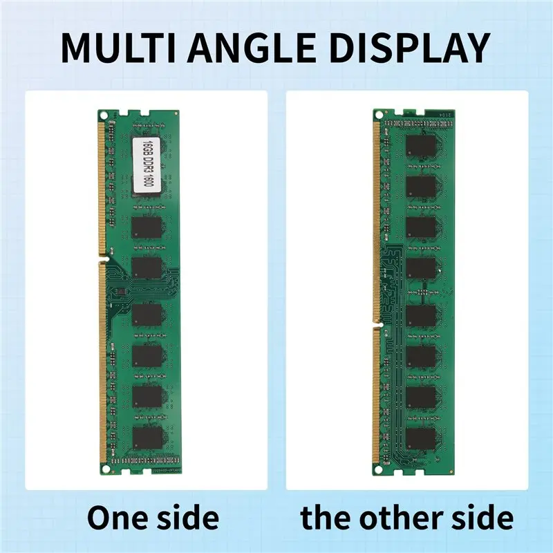 A41Z-DDR3 16GB 1600Mhz DIMM PC3-12800 1.5V 240 Pin Desktop Memory RAM Non-ECC For AMD Socket AM3 AM3+ FM1 FM2 Motherboard