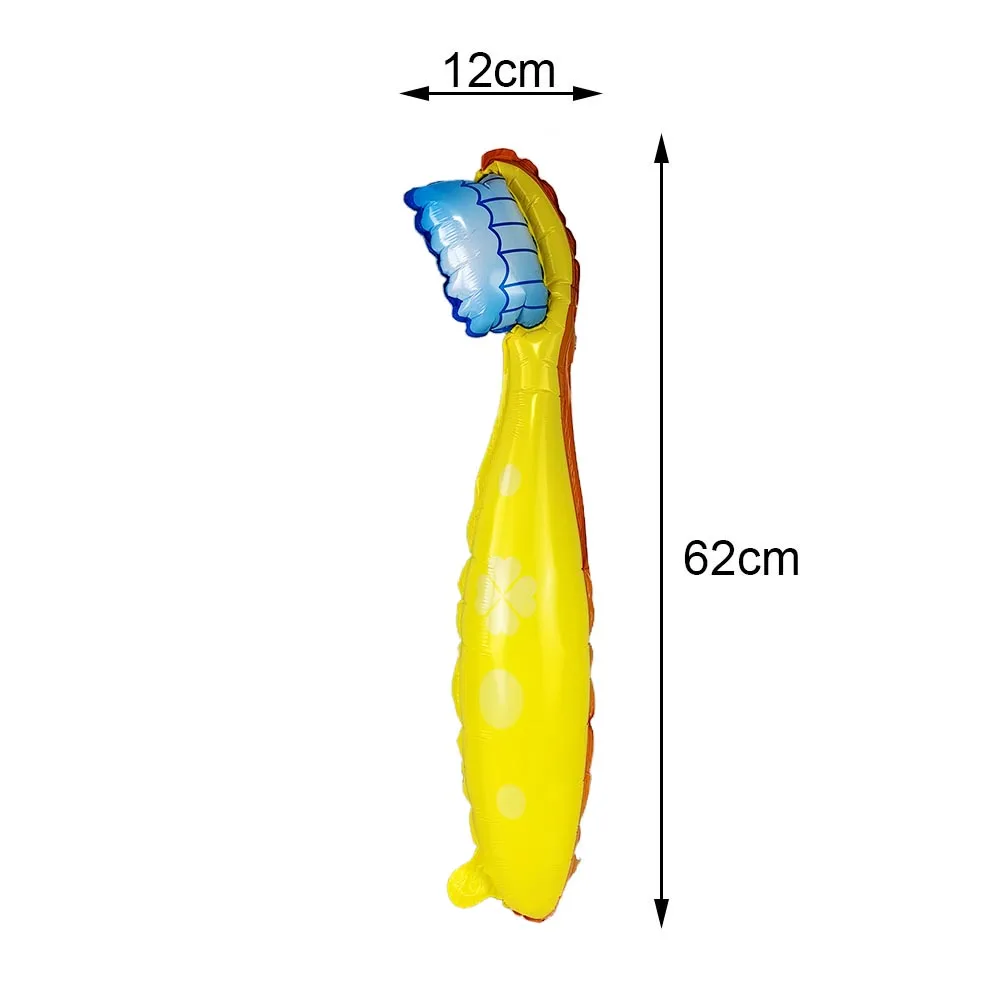 Zähne Ballon Dental Gesundheit Schutz Zähne Party Decor Zahn Zahnbürste Folie Ballon Zahnarzt Student Zähne Thema Party Dekore – Detail 7