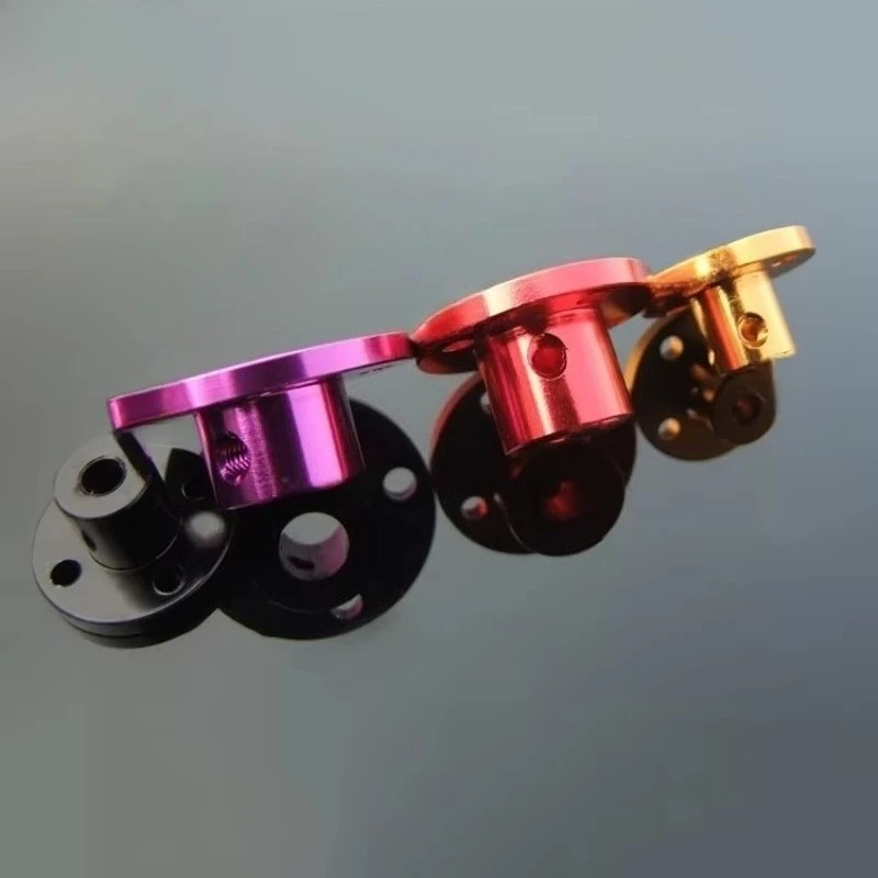 New Listing Flange Coupling For Motor Guide Shaft Coupler Support Connector Motor Guide Shaft Connector 3/4~8mm Aluminum Alloy