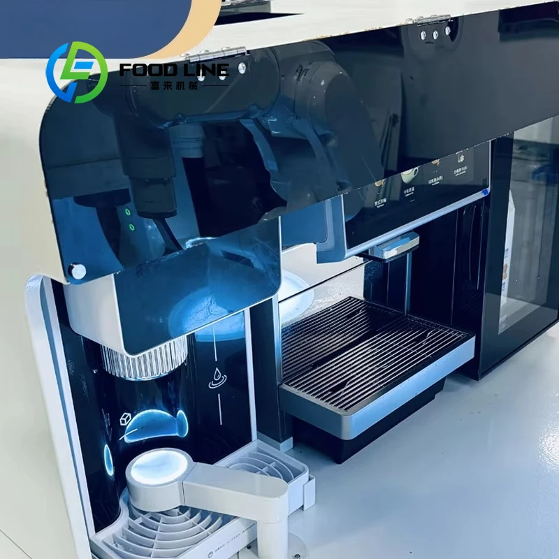 Op maat gemaakte 6-assige collaboratieve robotarm koffiemachine automatische koffiebar voor bedrijfsreceptie