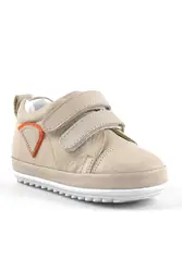 Scrat-zapatos de piel auténtica, calzado de primeros pasos, color Beige