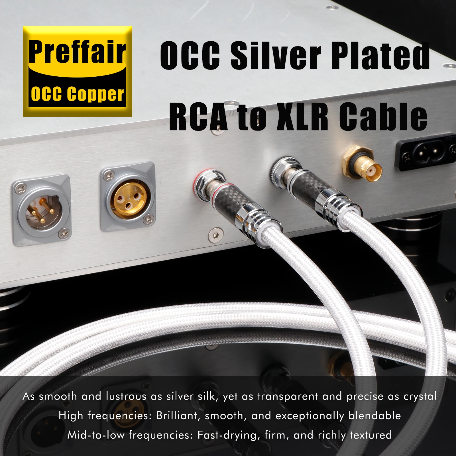 زوج QED XLR كابل متوازن OCC الاسترليني XLR ذكر إلى أنثى تمديد كابل 3Pin جاك لمشغل الأقراص المضغوطة أمبير ميكروفون
