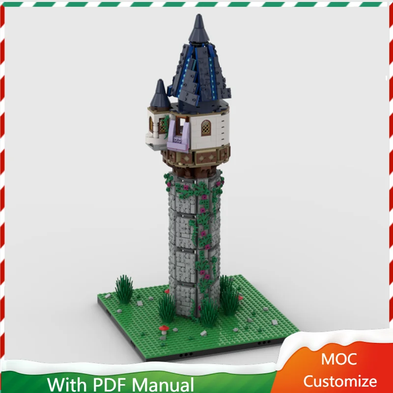 

Новый 1214 шт. Moc, средневековая роскошная башня, строительный блок на заказ, обучающая сборка «сделай сам», детские игрушки, подарки-сюрпризы на день рождения