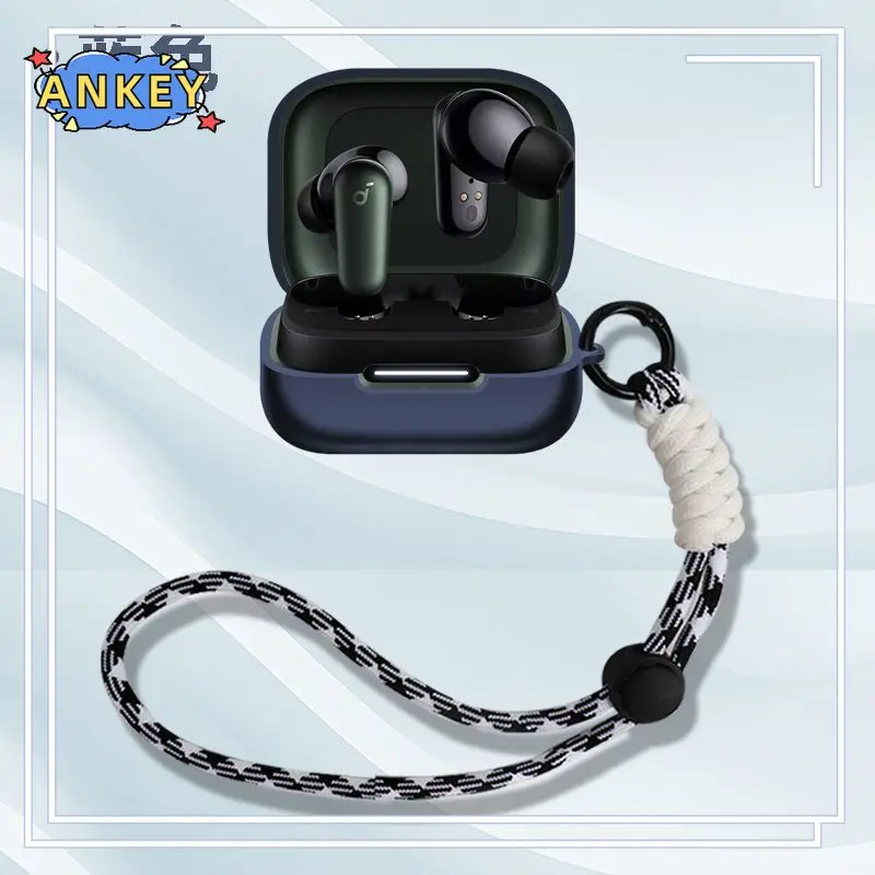 for Anker Soundcore P30i P40i Case Protective Silicone Covers Bluetooth Earphone Soft Shell Headphone Portable