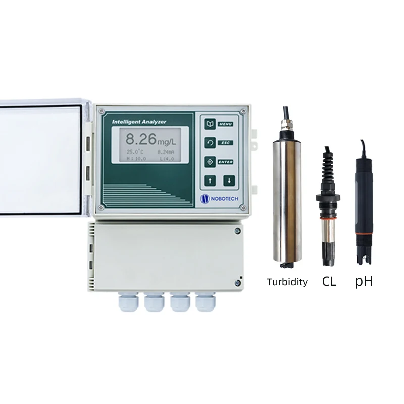 PH/Residual Chlorine/Turbidity Water Analyzer Multi-parameter Water Analyzer Continuously Monitors In Water