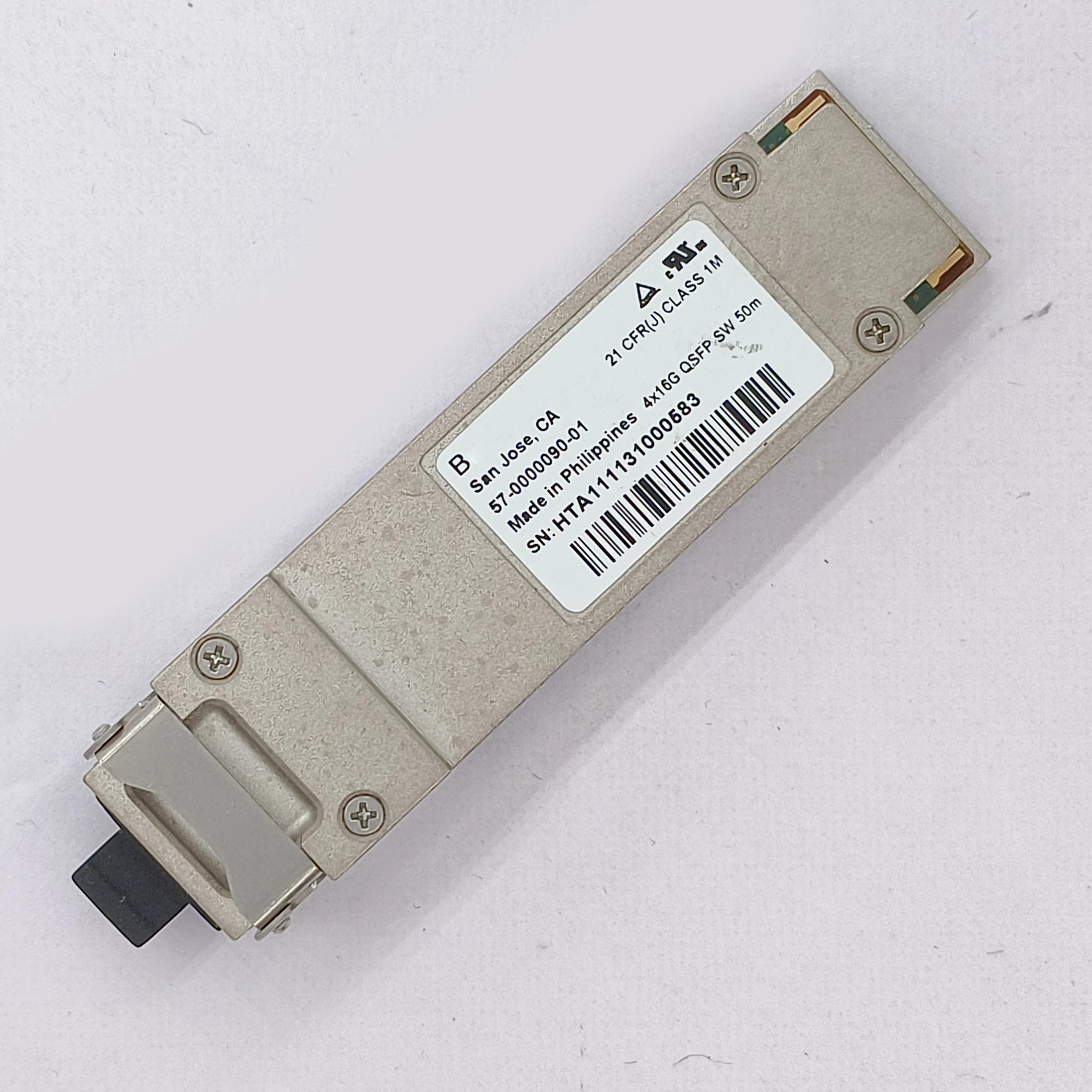 

Genuine For Brocade 57-0000090-01 64G 4x16G QSFP SW 50m MPO MMF Pre-Owned Optical Module