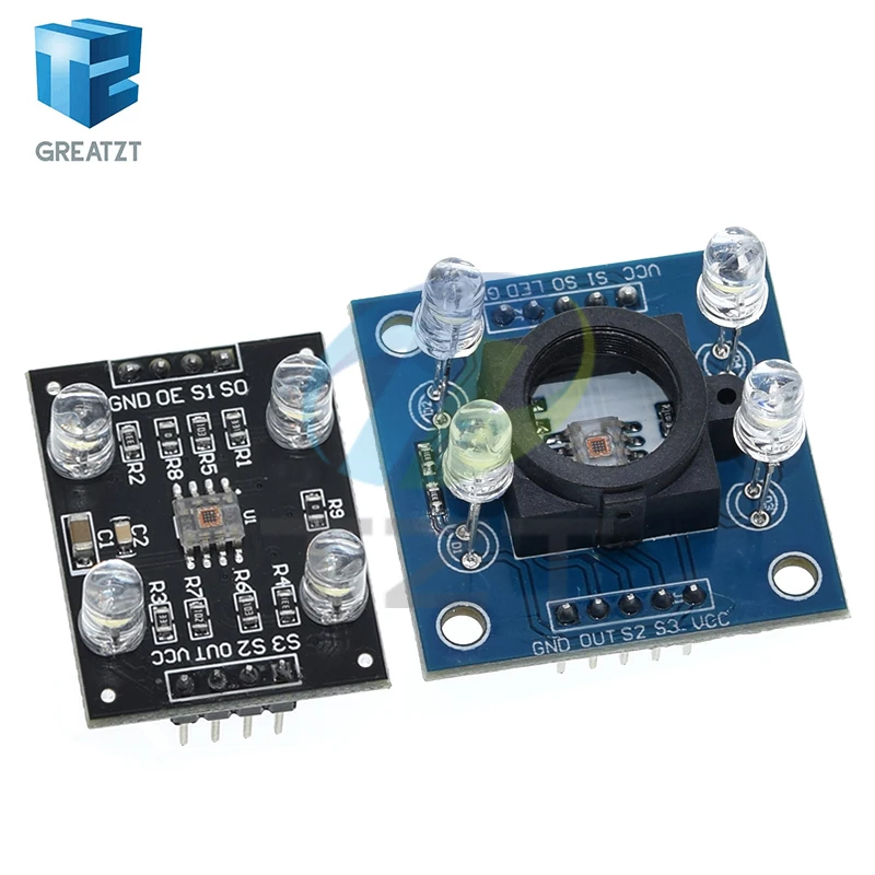TZT Color recognition sensor TCS230 TCS3200 Color sensor Color recognition module for arduino DIY Module DC 3-5V Input