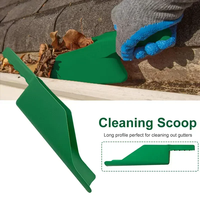 Garden Leaf Cleaning Spoon Gutter Getter Scoop Cleaning Roof Tools Flex Fit Dirt Debris Remove Multi Use Spoons Shovels Supplies